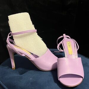 DEHAN Lavender Strappy Heels